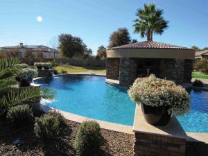 phoenix pool builders image of a pool built by caribbean pools az