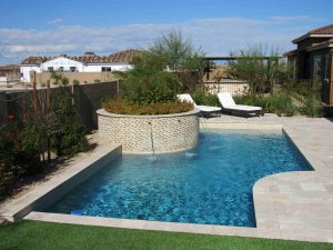phoenix pool builders image of a pool built by caribbean pools az