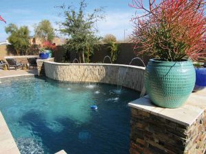 phoenix pool builders image of a pool built by caribbean pools az