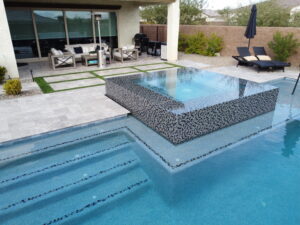 phoenix pool builders image of a pool built by caribbean pools az